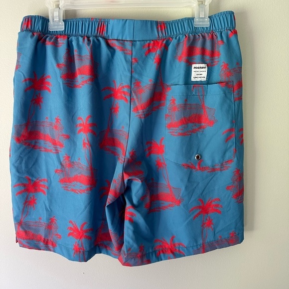Mosmann Australia Swim Trunks Palm Tree Summer Beach Vacation - Picture 3 of 4